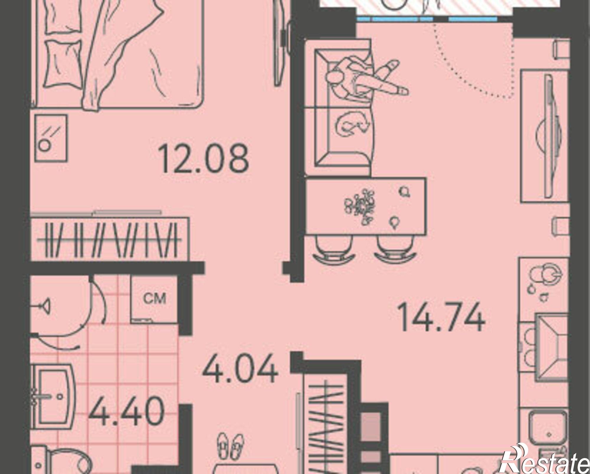 Купить квартиру за 5 812 100 рублей на Краснодар, улица Западный Обход