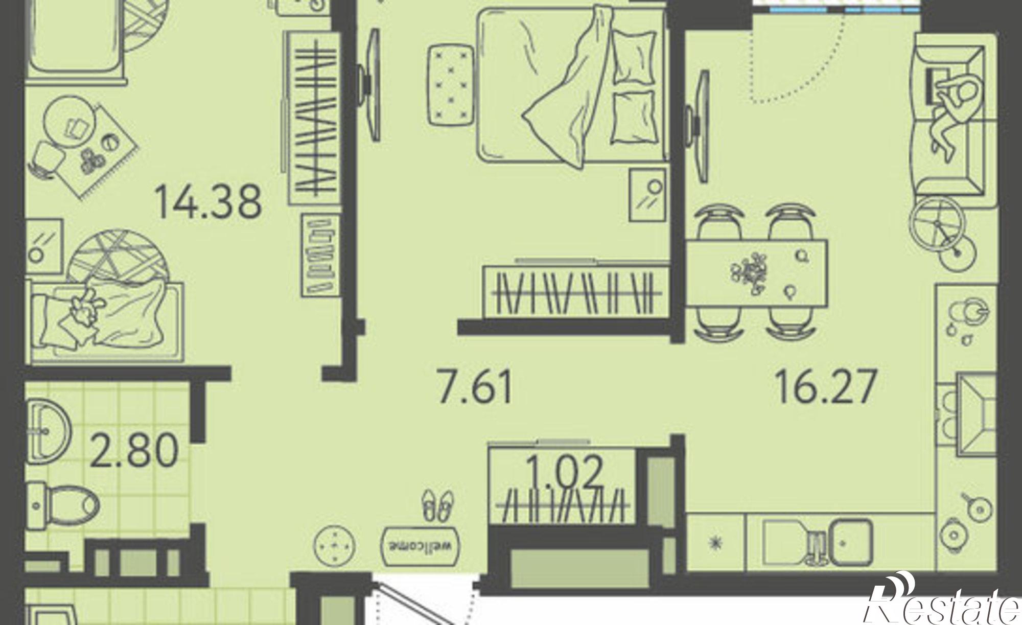 Купить квартиру за 9 180 800 рублей на Краснодар, улица Западный Обход