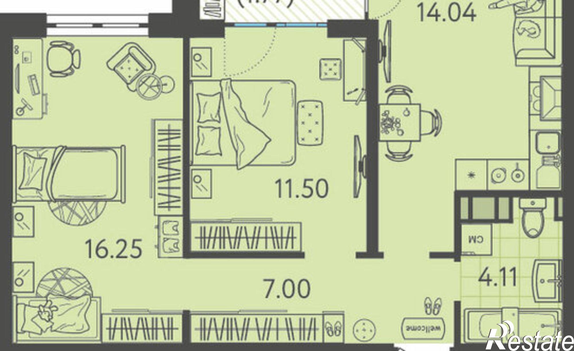Купить квартиру за 8 688 000 рублей на Краснодар, улица Западный Обход