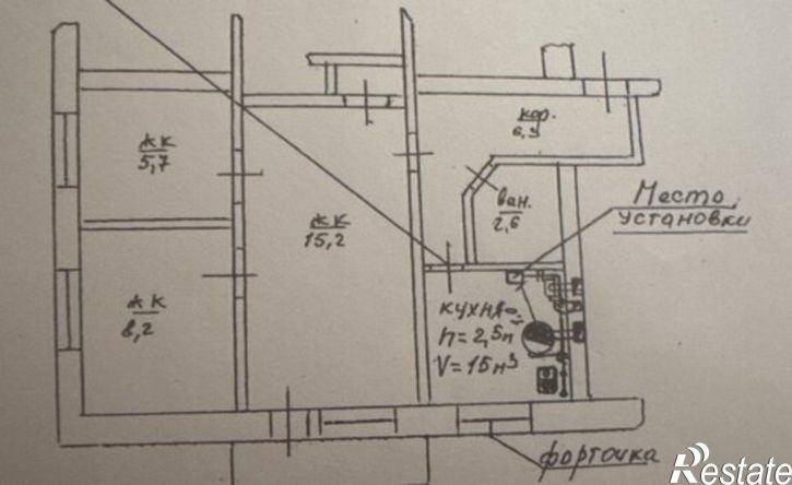 3-комн квартира ул Калинина, 116,  д. 116