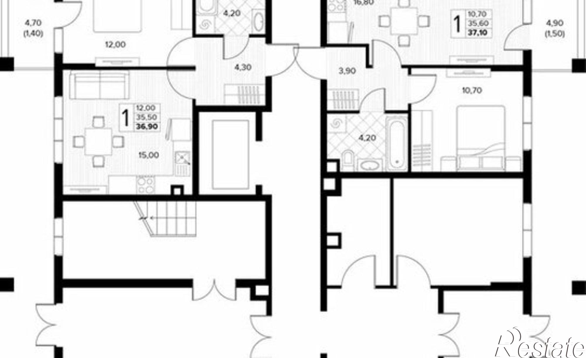 Купить квартиру за 11 433 700 рублей на Мирная улица, 11 к8