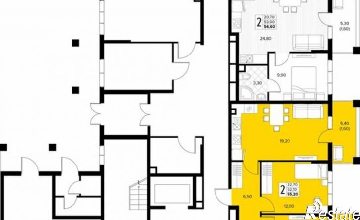 2-комн квартира в новом доме Мирная улица, 11 к5,  д. 11 к5