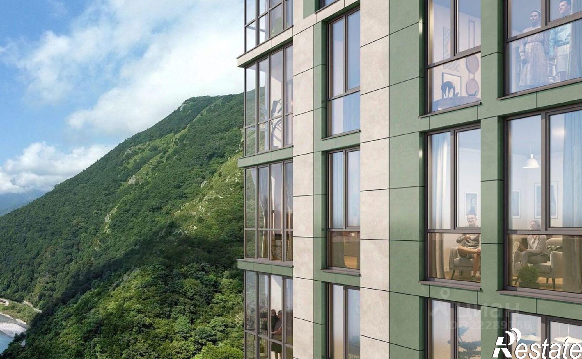 Купить квартиру за 17 296 000 рублей на Сочи, Краснодонская улица