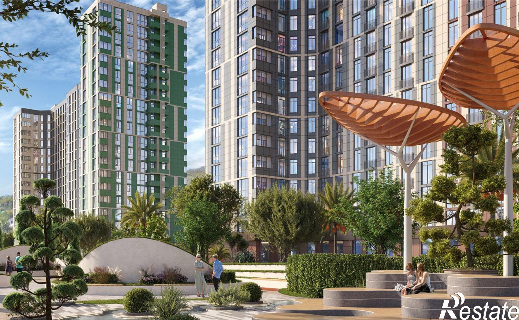 Купить квартиру за 17 296 000 рублей на Сочи, Краснодонская улица