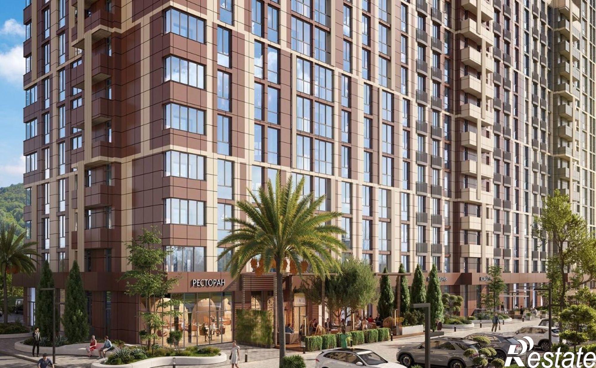 Купить квартиру за 17 296 000 рублей на Сочи, Краснодонская улица