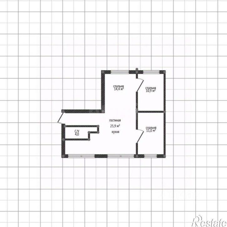 4-комн квартира улица Шалимова, 34,  д. 34