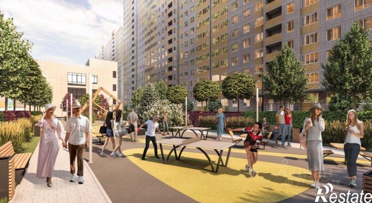 1-комн квартира в новом доме Славянский микрорайон, Заполярная улица