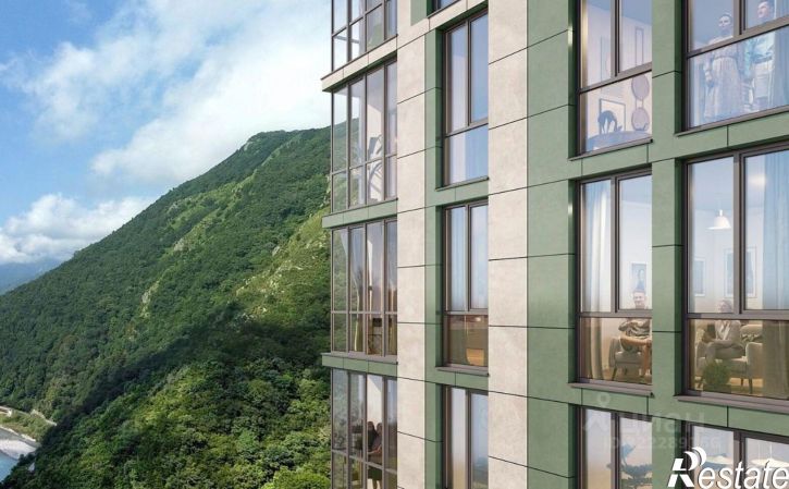 1-комн квартира в новом доме Сочи, Краснодонская улица