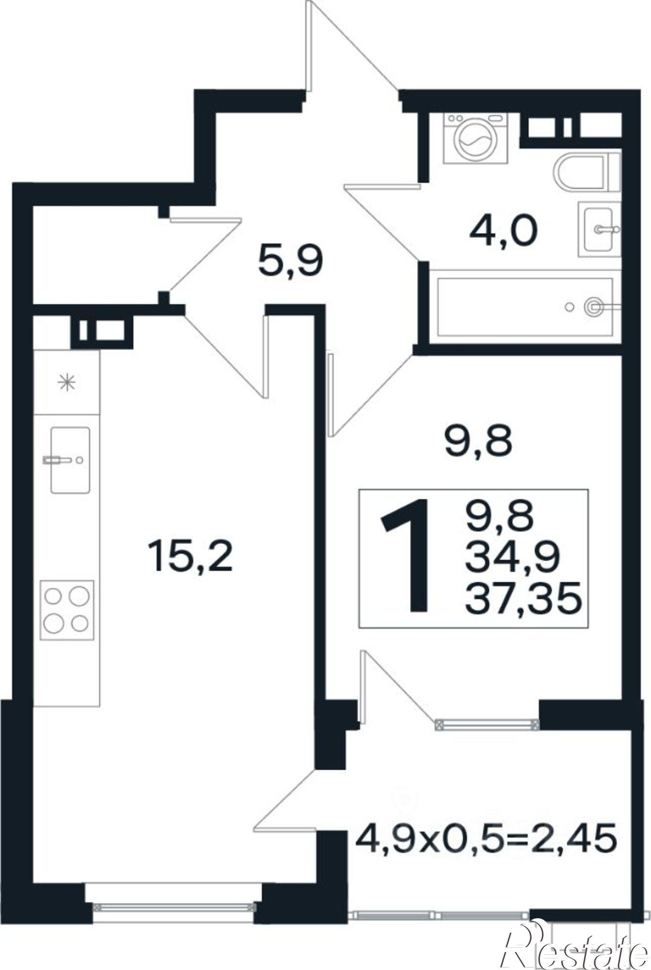 Купить квартиру за 5 781 600 рублей на коттеджный посёлок Новая Елизаветка