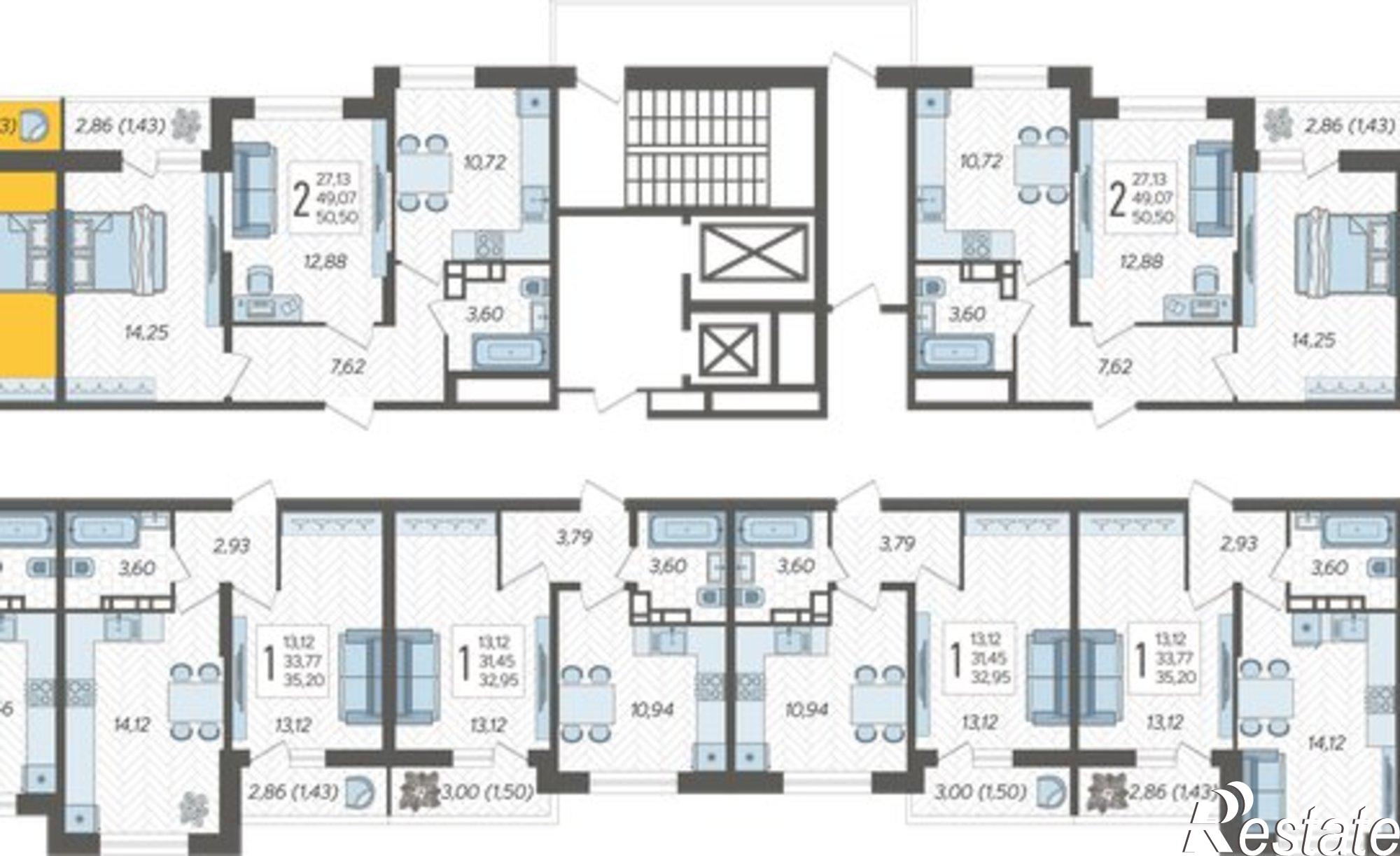 Купить квартиру за 6 419 040 рублей на Краснодар, Богатырская улица, 11