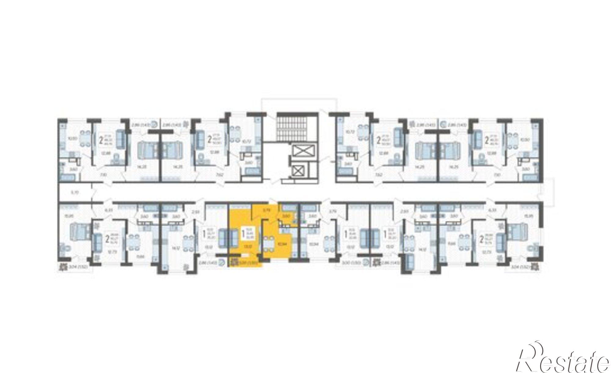 Купить квартиру за 5 710 240 рублей на Краснодар, Богатырская улица, 11