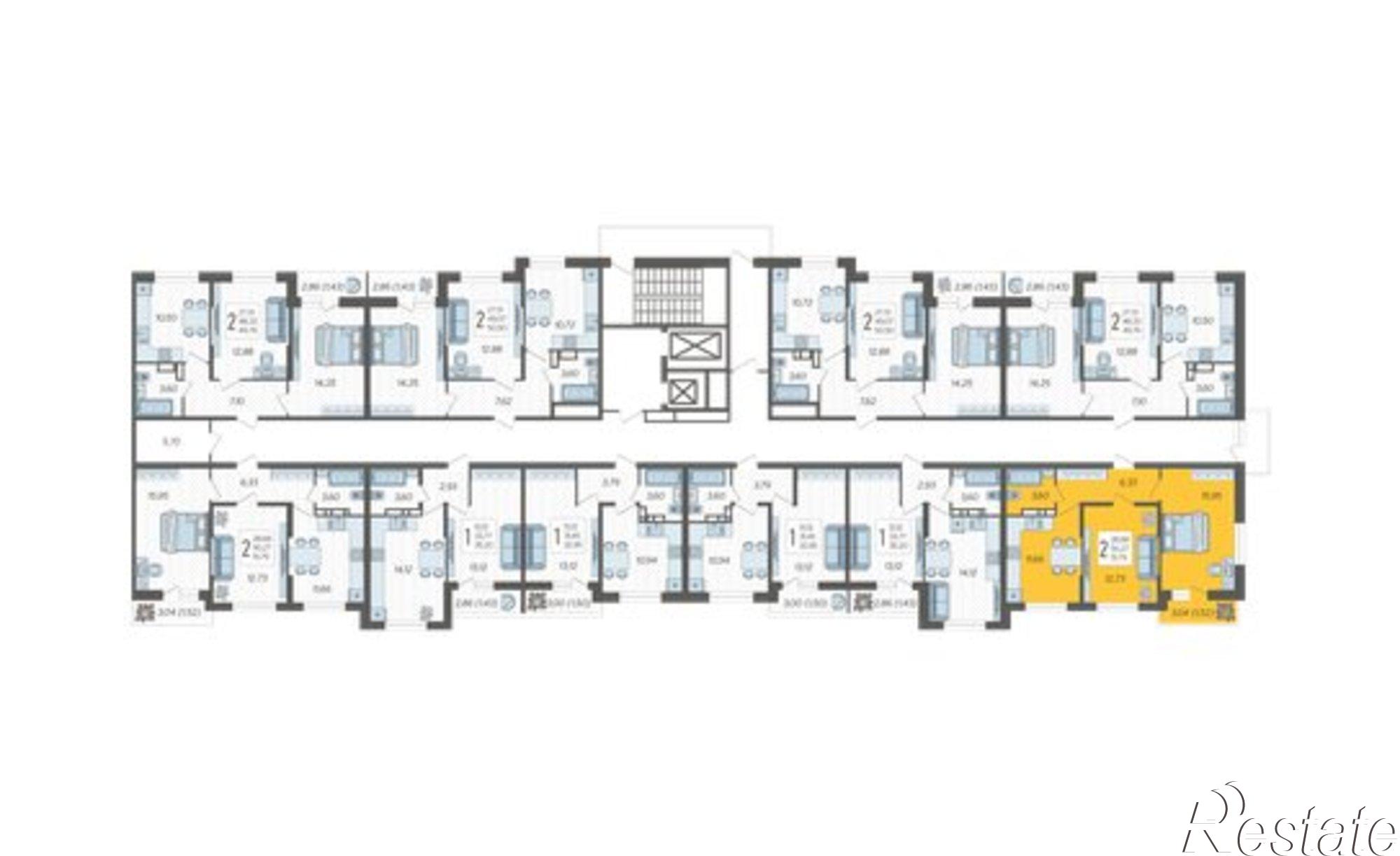 Купить квартиру за 7 250 600 рублей на Краснодар, Богатырская улица, 11