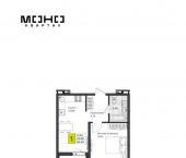 1-комн, 36 кв м, этаж 6/8 