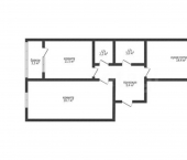 2-комн, 59кв м, этаж 8/17 ул им. Петра Метальникова, 3/1 1