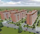 2-комн, 57кв м, этаж 10/17 Тополиная улица, 48 к1