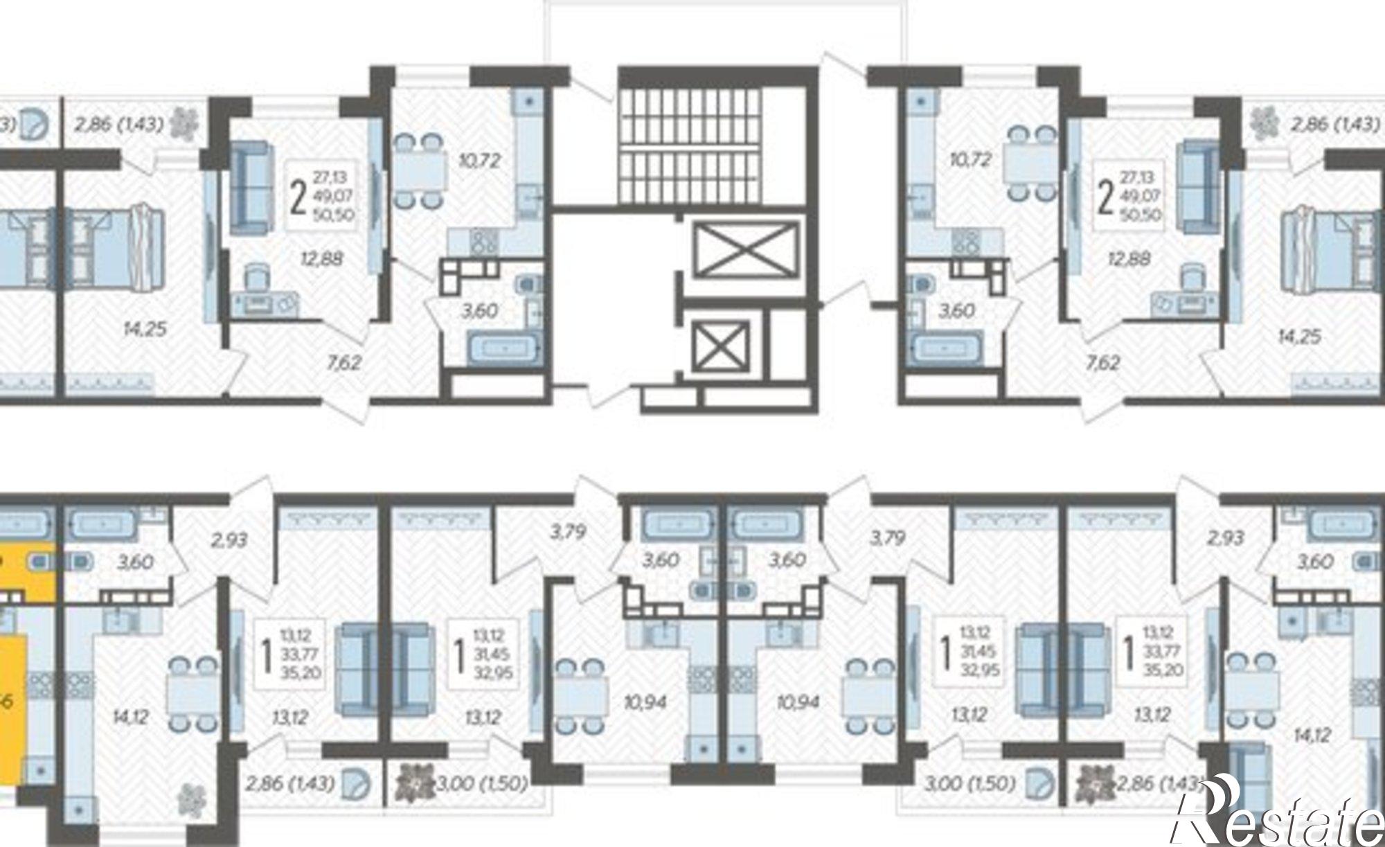 Купить квартиру за 6 577 330 рублей на Краснодар, Богатырская улица, 11