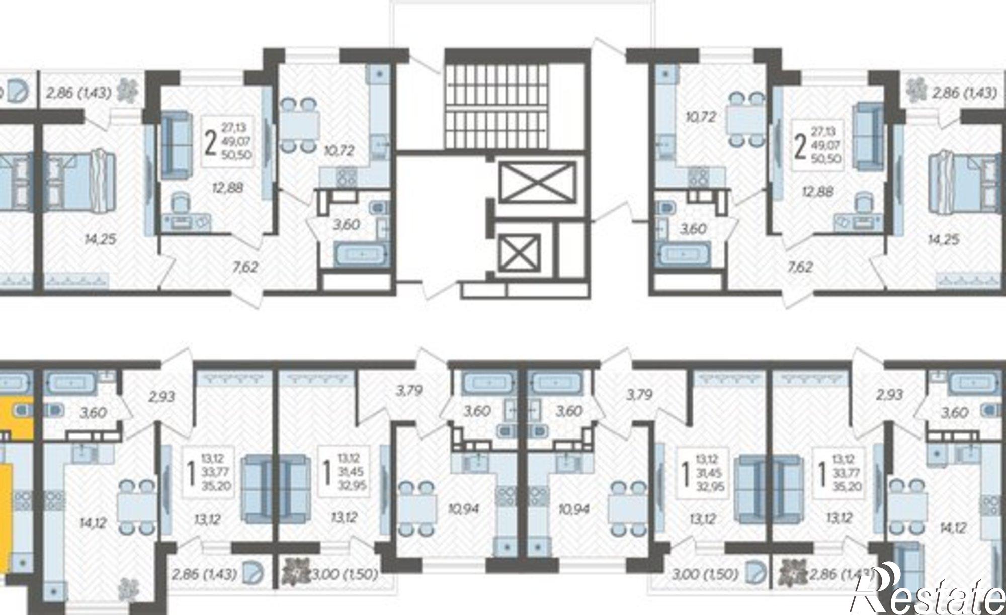 Купить квартиру за 7 302 390 рублей на Краснодар, Богатырская улица, 11