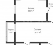 3-комн, 61кв м, этаж 4/5 улица Селезнёва, 90