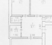 2-комн, 51кв м, этаж 1/2 ул Фрунзе, 53