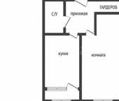 1-комн, 44кв м, этаж 5/19 Краснодар, Ростовское шоссе, 30/7
