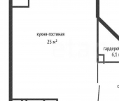 1-комн, 60кв м, этаж 5/15 ул им. 40-летия Победы, 33Г