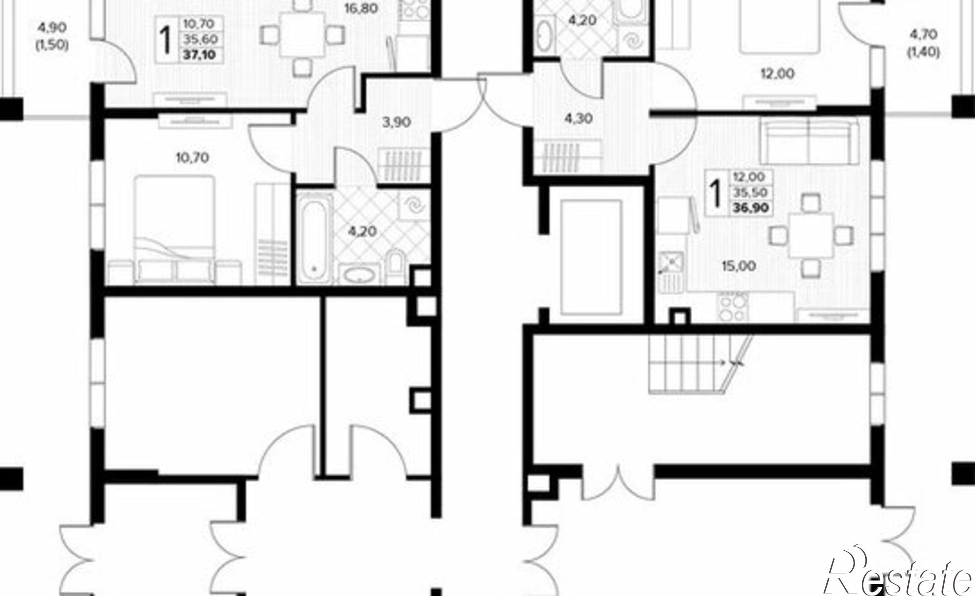 Купить квартиру за 11 541 200 рублей на Мирная улица, 11 к8