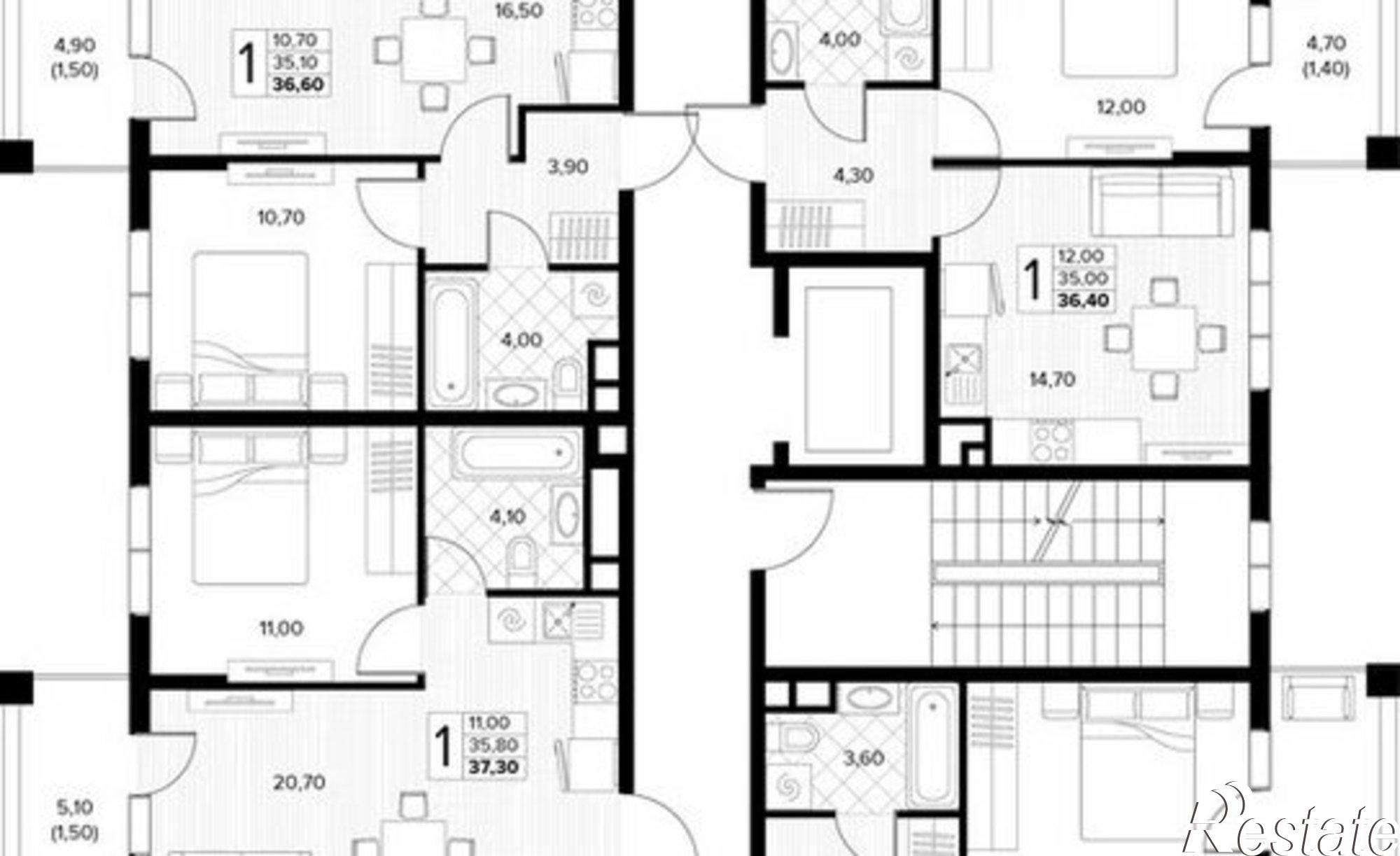 Купить квартиру за 11 342 000 рублей на Мирная улица, 11 к5