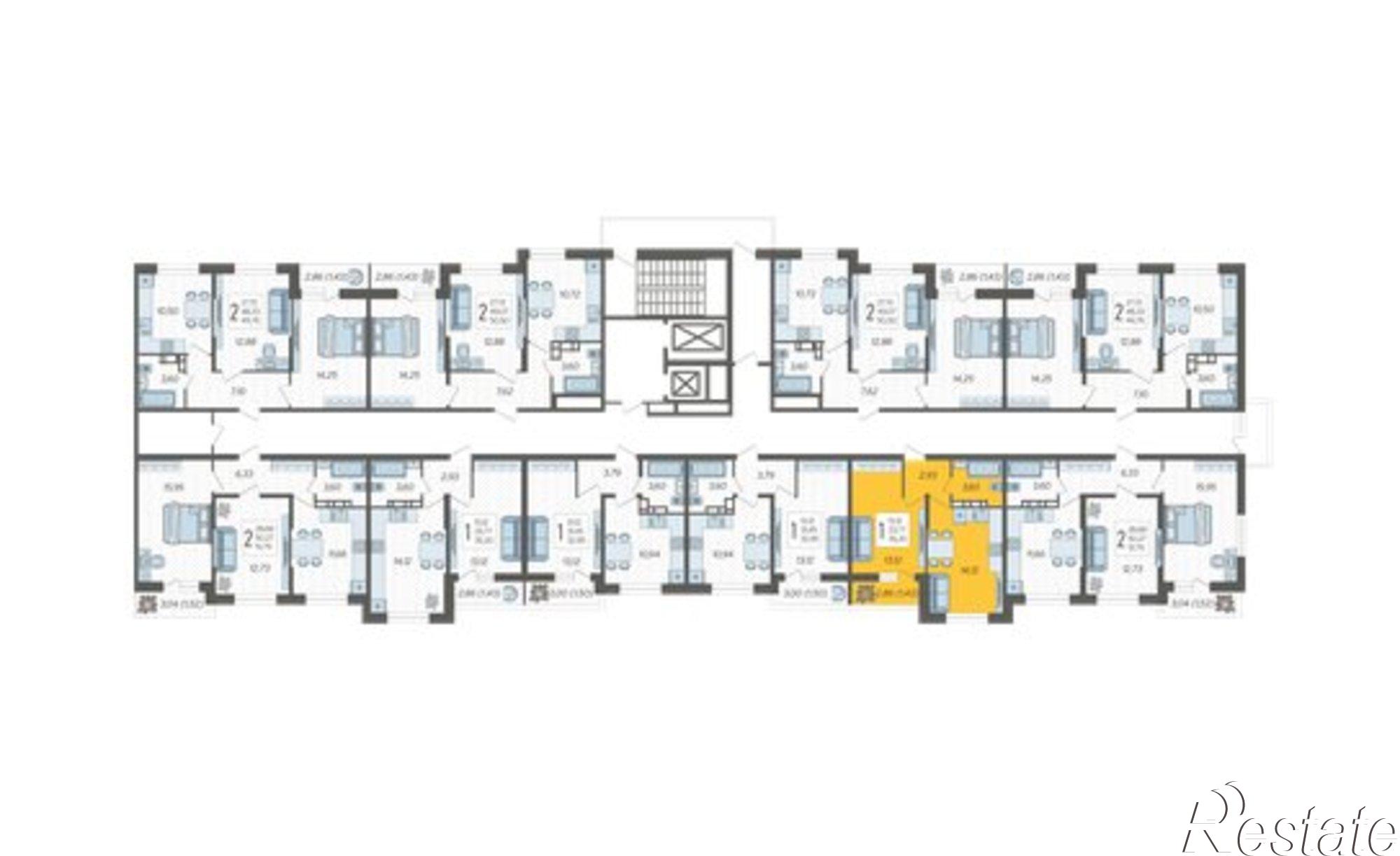 Купить квартиру за 5 368 000 рублей на Краснодар, Богатырская улица, 11