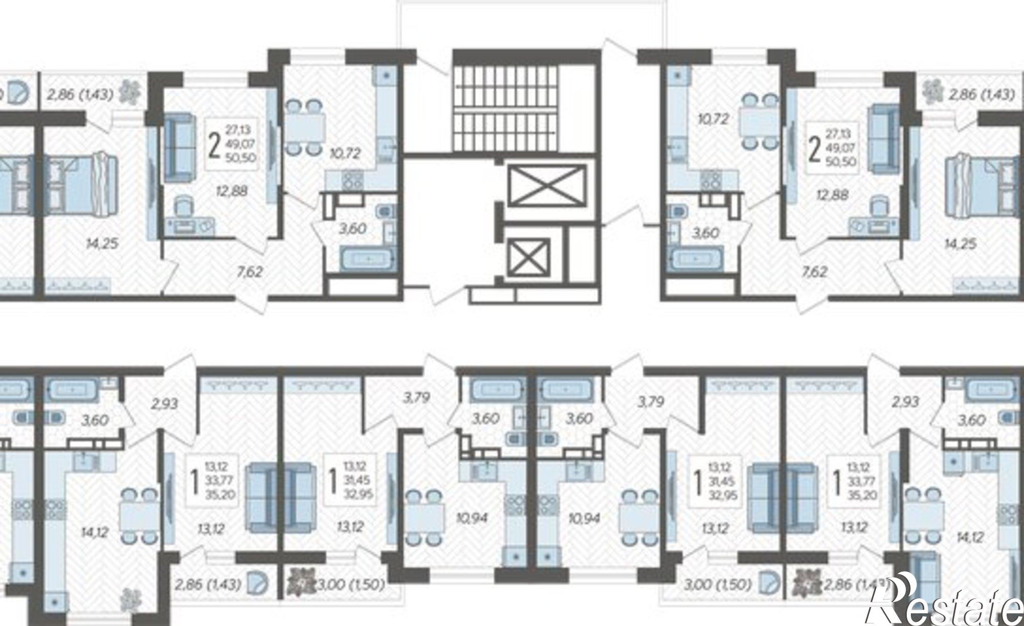 Купить квартиру за 7 250 600 рублей на Краснодар, Богатырская улица, 11