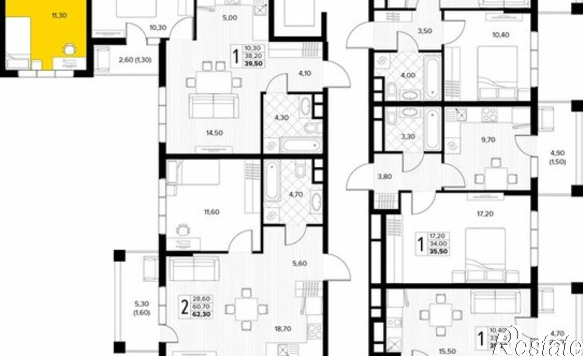 Купить квартиру за 14 010 000 рублей на муниципальный округ Анапа, село Сукко, Мирная улица, 11к1