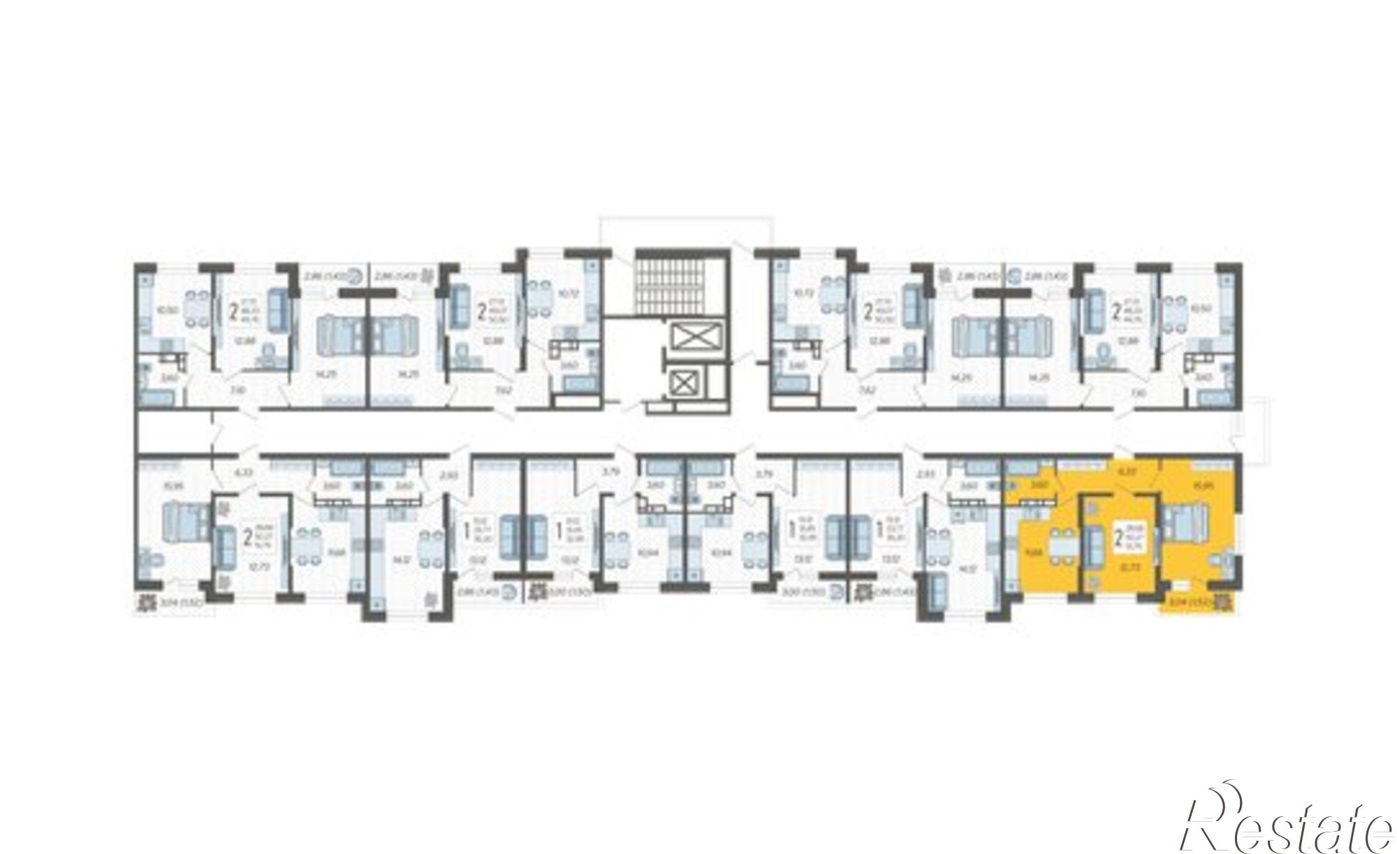 Купить квартиру за 6 680 910 рублей на Краснодар, Богатырская улица, 11