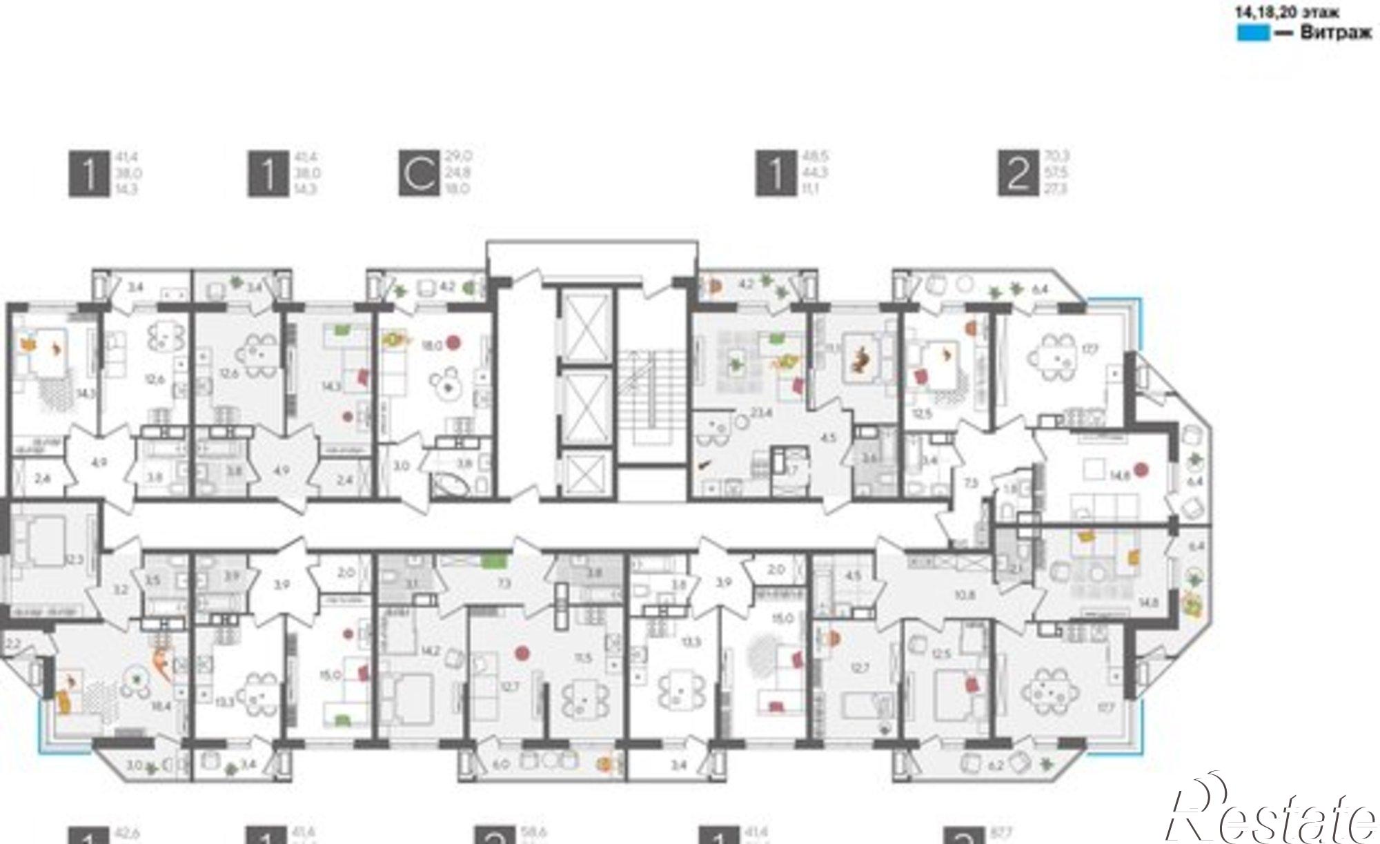 Купить квартиру за 8 971 380 рублей на Краснодар, микрорайон Черёмушки, ЖК Рекорд