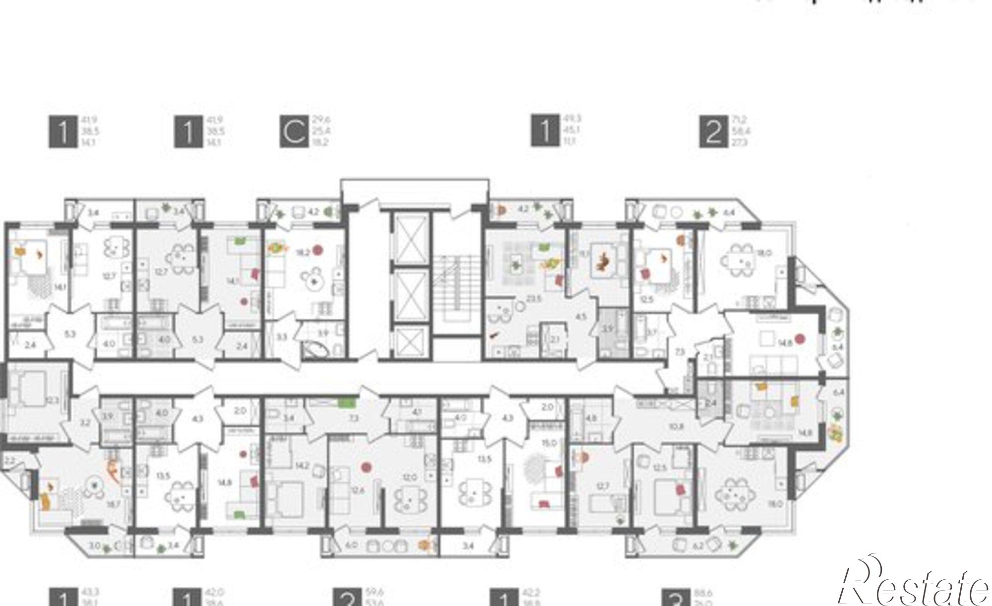 Купить квартиру за 8 991 740 рублей на Краснодар, микрорайон Черёмушки, ЖК Рекорд