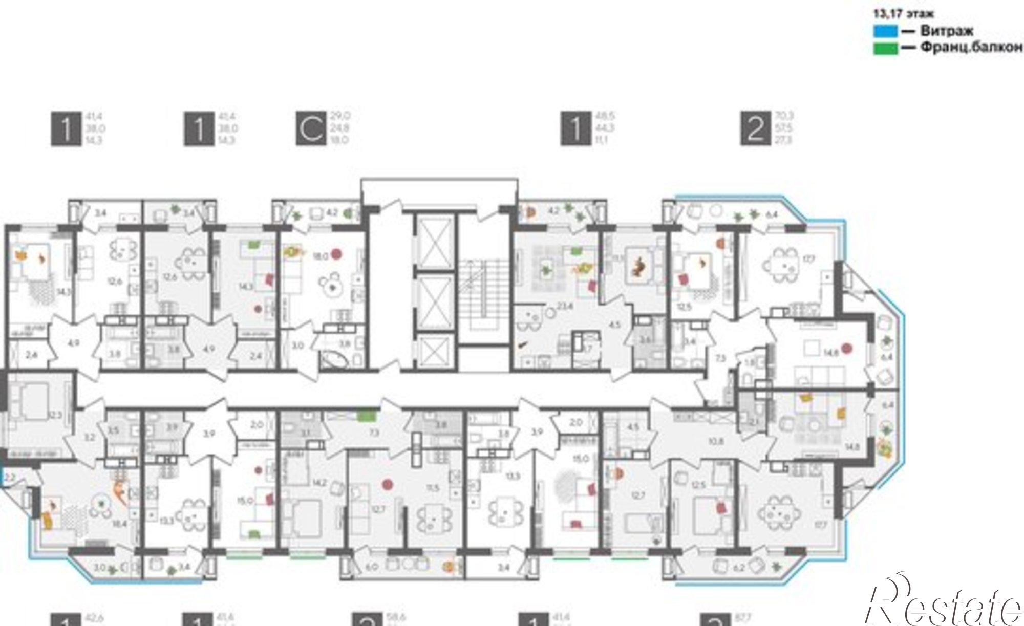 Купить квартиру за 9 012 780 рублей на Краснодар, микрорайон Черёмушки, ЖК Рекорд