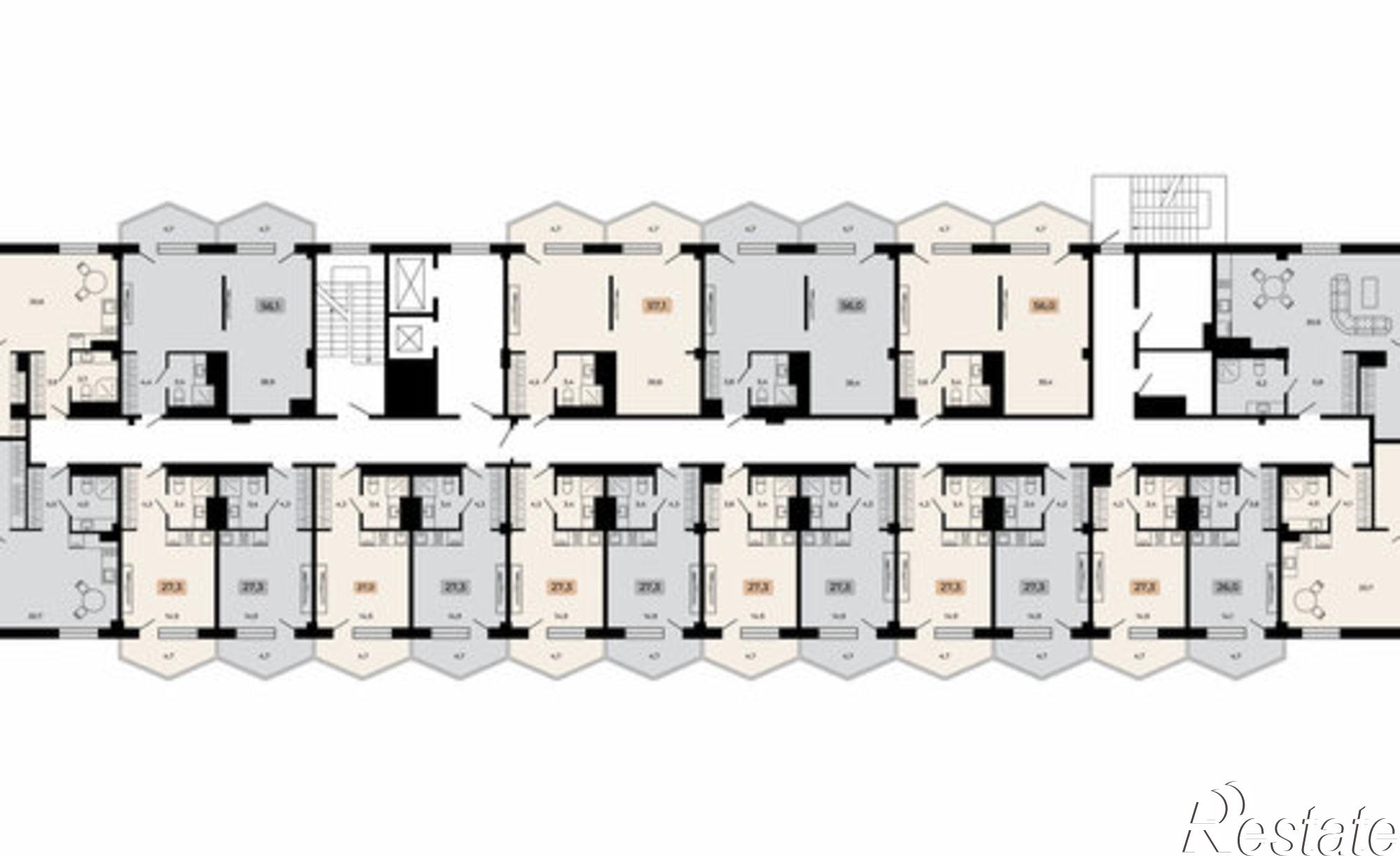 Купить квартиру за 12 967 500 рублей на Туапсинский муниципальный округ, село Ольгинка
