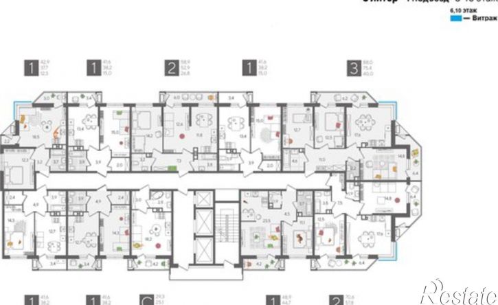 1-комн квартира в новом доме Краснодар, микрорайон Черёмушки, ЖК Рекорд