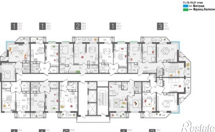 1-комн квартира в новом доме Краснодар, микрорайон Черёмушки, ЖК Рекорд