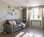 1-комн, 37кв м, этаж 7/16 улица Героя Аверкиева, 10