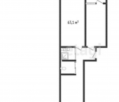 2-комн, 63кв м, этаж 11/15 Заполярная улица, 37 к2