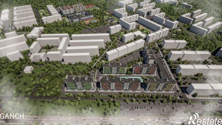 1-комн квартира в новом доме улица Западный Обход