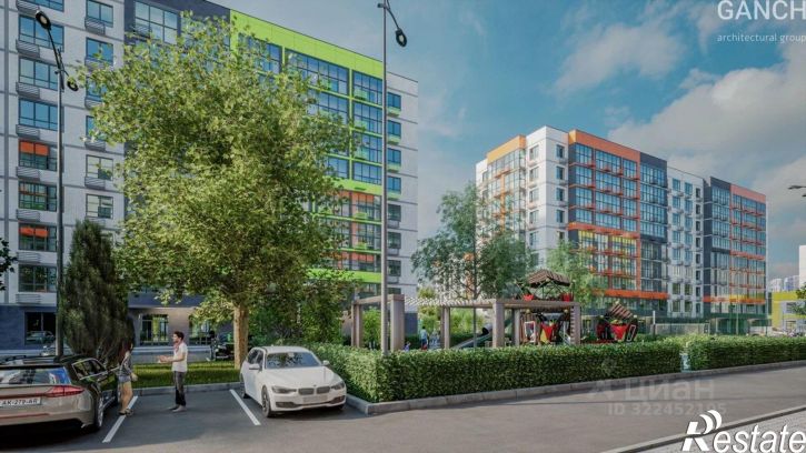 1-комн квартира в новом доме улица Западный Обход