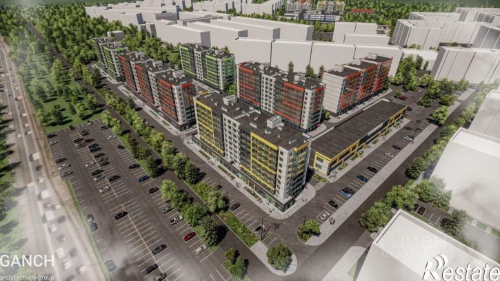 1-комн квартира в новом доме улица Западный Обход