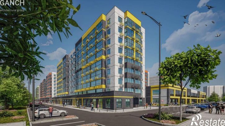 1-комн квартира в новом доме улица Западный Обход