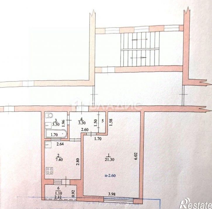1-комн квартира Кирпичная улица, 12,  д. 12