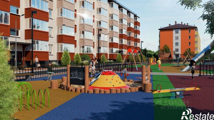 2-комн квартира в новом доме Краснооктябрьская улица, 66,  д. 66