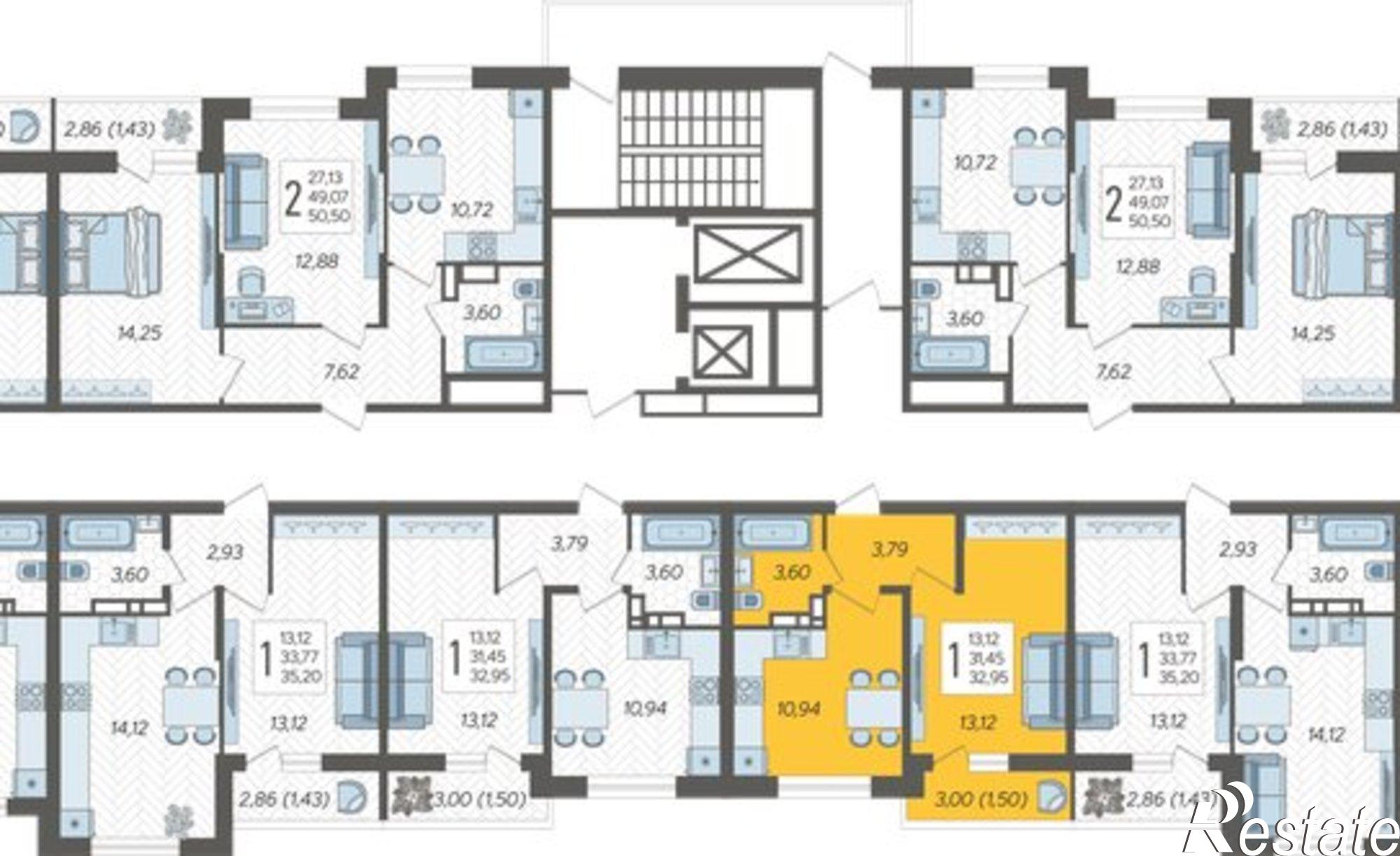 Купить квартиру за 5 759 660 рублей на Краснодар, Богатырская улица, 11