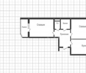 2-комн, 53кв м, этаж 3/24 ул им. Героя Яцкова И.В., 9 3