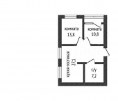 3-комн, 62кв м, этаж 3/5 ул Агрохимическая, 107