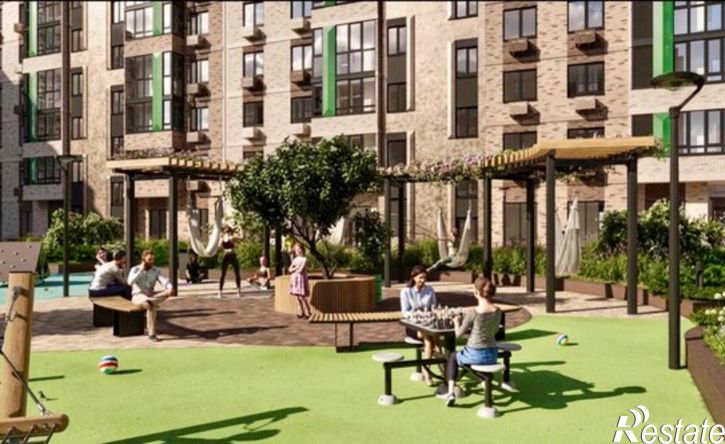 1-комн квартира в новом доме Краснодар, улица им. Мурата Ахеджака