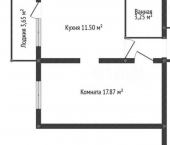2-комн, 57кв м, этаж 16/16 ул им. Калинина, 13 60